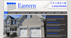 Desktop Screenshot of easternoverheaddoor.com